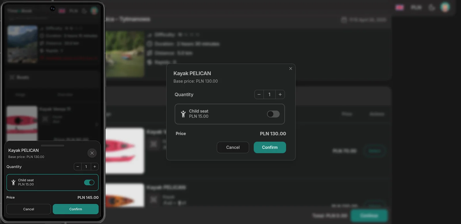 Booking management