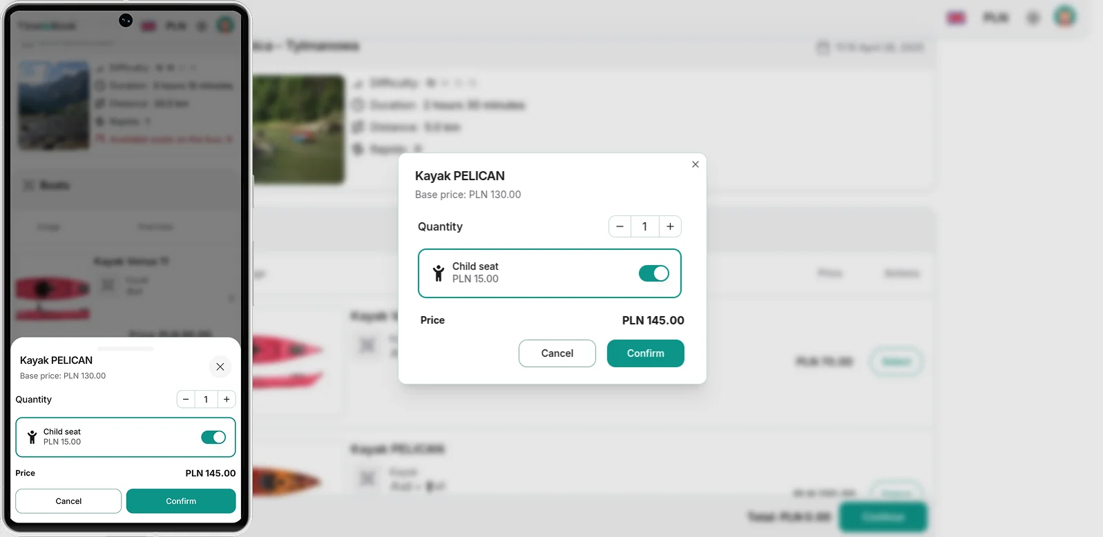 Booking management