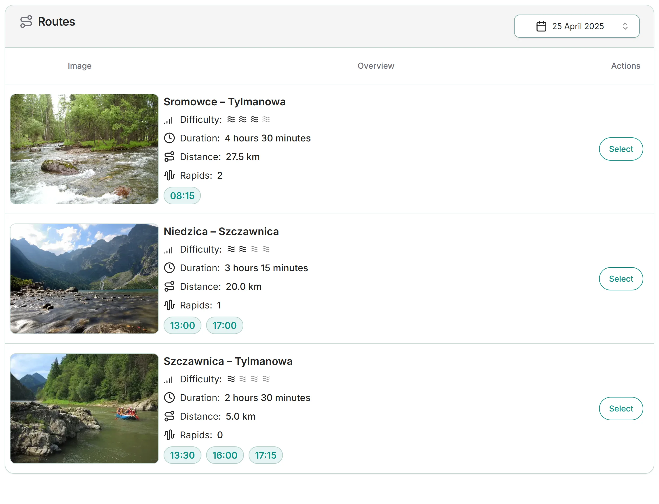 Routes